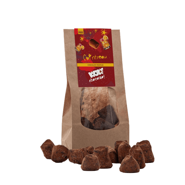 Cointreau - Weihnachtliche Schokoladentrüffel - Biologisch abbaubare Tüte 130g