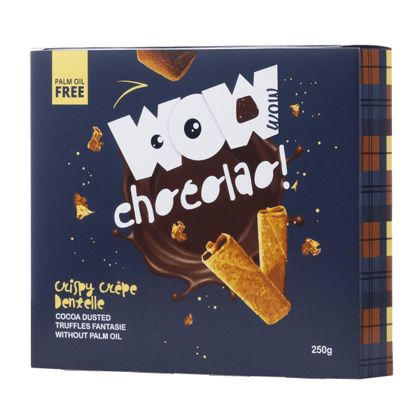 Crepe Dentelle Schokoladentrüffel XL Box 250g | Luxus Französische Schokolade
