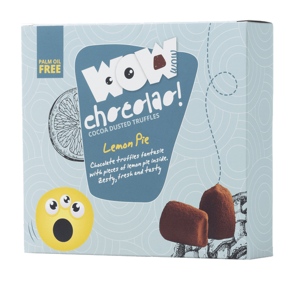 Zitronenkuchen-Schokoladen-Trüffel XL Box 250g | Knusprige Zitronen-Schokolade