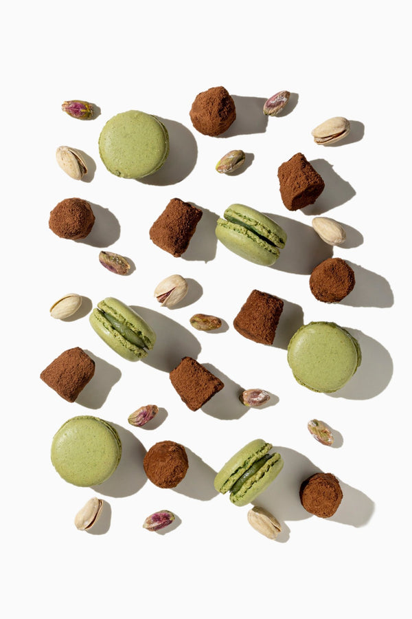 Pistazien-Macaron-Schokoladentrüffel - Großpackung