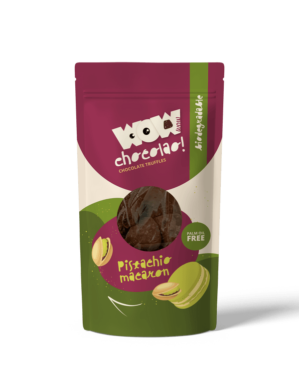 Pistazien Macaron - 200g biologisch abbaubare Tüte