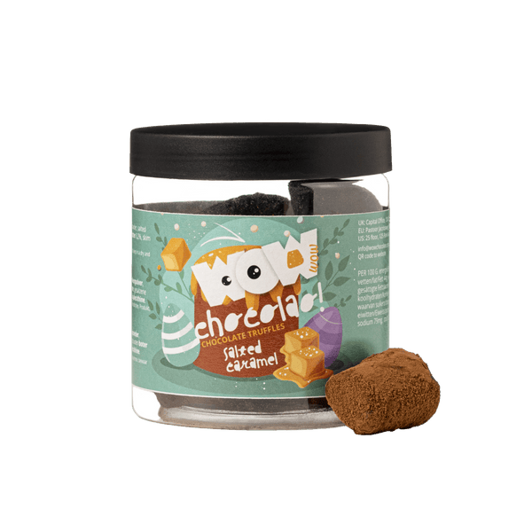 Gesalzene Karamell Schokoladentrüffel - Oster-Geschenkglas 130g